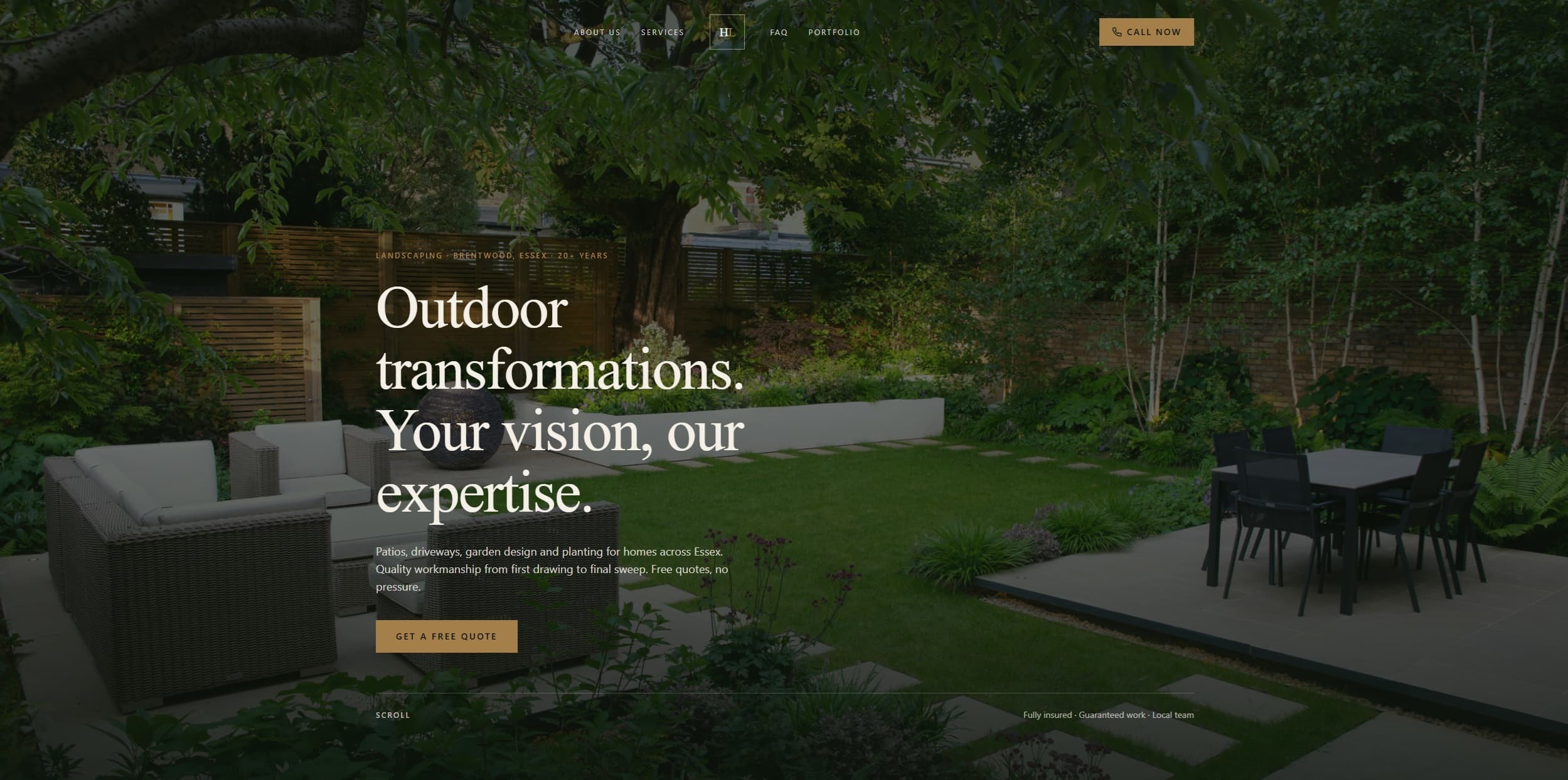 After: new website design